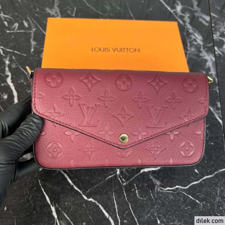 Louis Vuitton Felicie Pochette Empreinte Leather