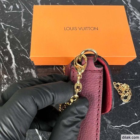 Louis Vuitton Felicie Pochette Empreinte Leather