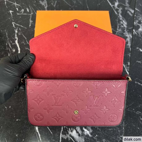 Louis Vuitton Felicie Pochette Empreinte Leather
