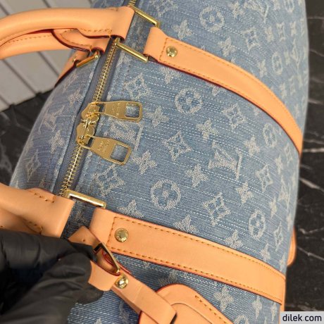 Louis Vuitton Keepal Bandouliere 50 Denim