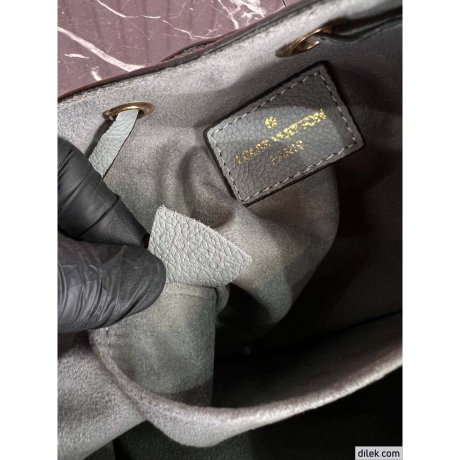 Louis Vuitton Lockme Leather Crossbody Bucket Bag