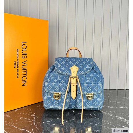 Louis Vuitton Mini Pleaty Denim Backpack
