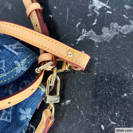 Louis Vuitton Monogram Denim Mini Pleaty