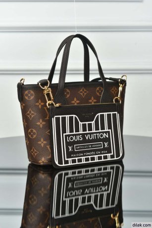 Louis Vuitton Neverfull Bandouliere Inside Out BB