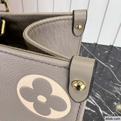 Louis Vuitton Onthego MM Bicolor Monogram Empreinte Leather