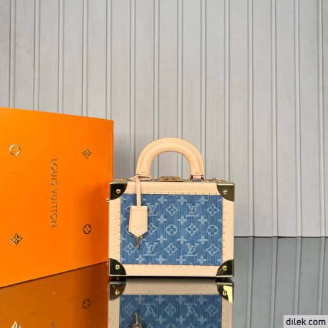 Louis Vuitton Petite Valise Denim Bleu