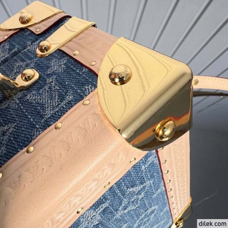 Louis Vuitton Petite Valise Denim Bleu
