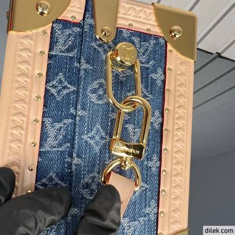 Louis Vuitton Petite Valise Denim Bleu