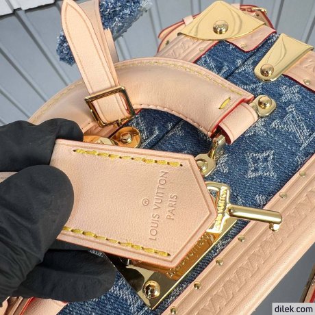 Louis Vuitton Petite Valise Denim Bleu