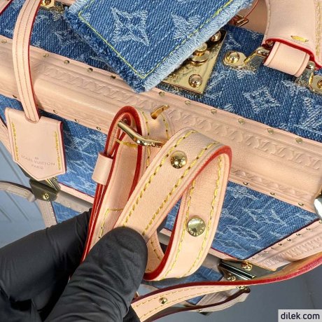 Louis Vuitton Petite Valise Denim Bleu