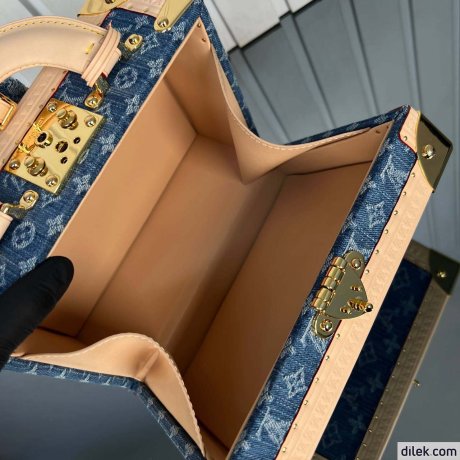 Louis Vuitton Petite Valise Denim Bleu