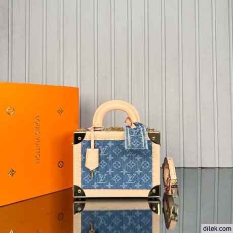 Louis Vuitton Petite Valise Denim Bleu