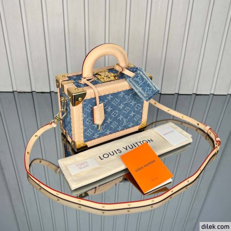 Louis Vuitton Petite Valise Denim Bleu