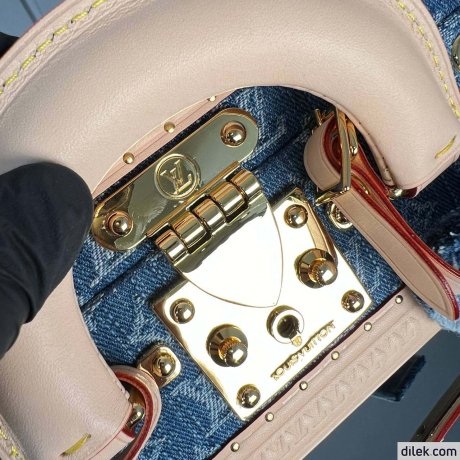 Louis Vuitton Petite Valise Denim Bleu