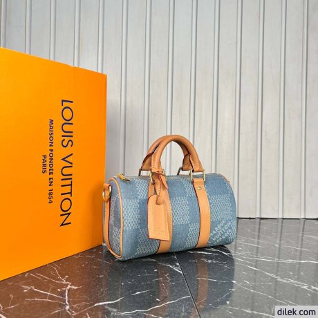 Louis Vuitton Speedy 25 Bandouliere Denim
