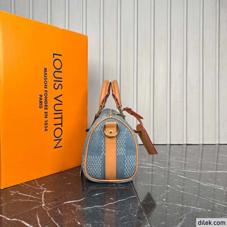 Louis Vuitton Speedy 25 Bandouliere Denim