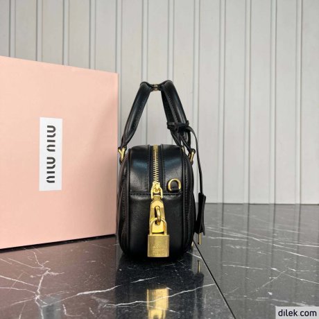 Miu Miu Arcadie Matelasse Nappa Leather Medium Bag