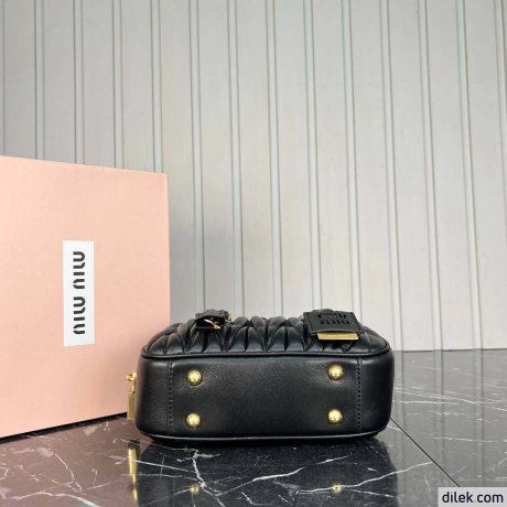 Miu Miu Arcadie Matelasse Nappa Leather Medium Bag
