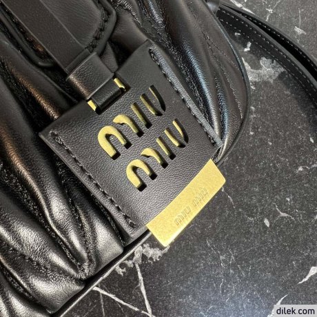 Miu Miu Arcadie Matelasse Nappa Leather Medium Bag
