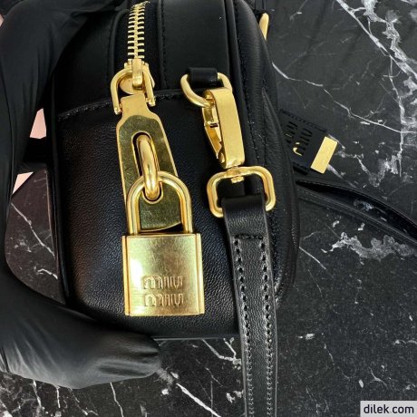Miu Miu Arcadie Matelasse Nappa Leather Medium Bag