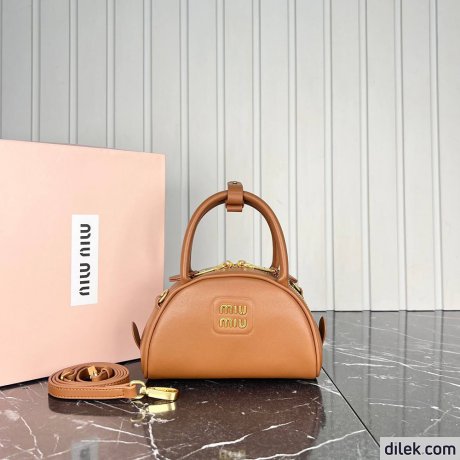 Miu Miu Leather Mini Top-Handle bag