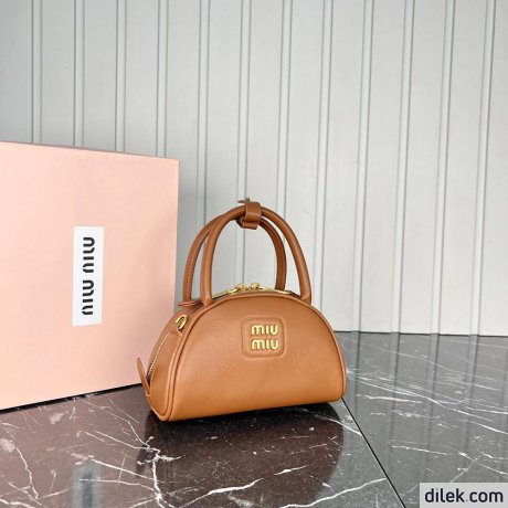 Miu Miu Leather Mini Top-Handle bag