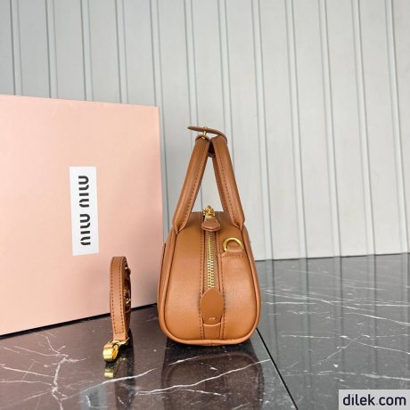 Miu Miu Leather Mini Top-Handle bag