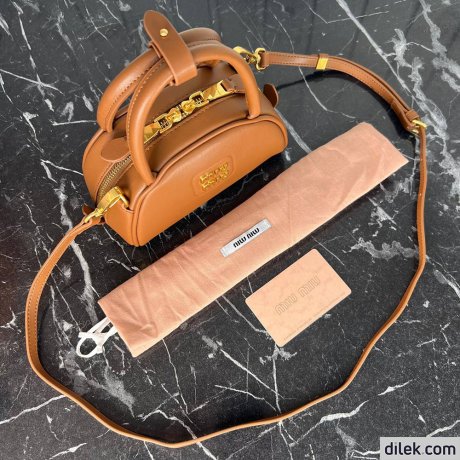 Miu Miu Leather Mini Top-Handle bag