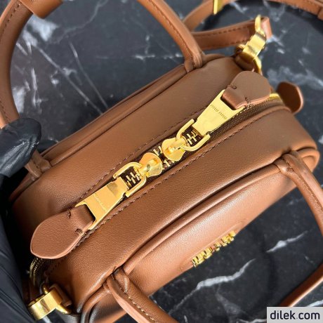 Miu Miu Leather Mini Top-Handle bag