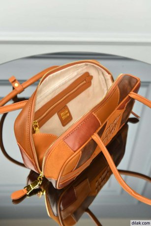 Miu Miu Small Leather Patchwork Beau Bag