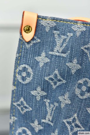 Louis Vuitton Onthego MM Monogram Denim