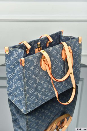 Louis Vuitton Onthego MM Monogram Denim