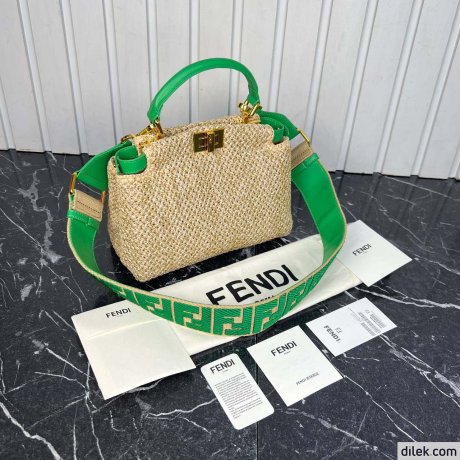 Fendi Peekaboo Small Canvas Bag