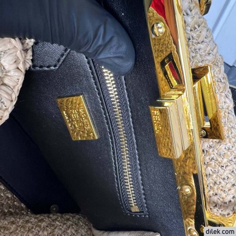 Fendi Peekaboo Small Canvas Bag