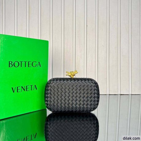 Bottega Veneta Plisse Knot Clutch