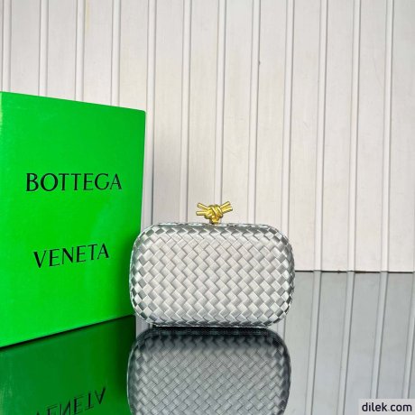 Bottega Veneta Plisse Knot Clutch
