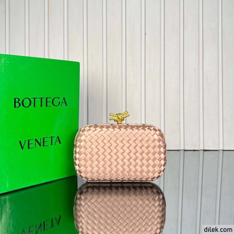 Bottega Veneta Plisse Knot Clutch