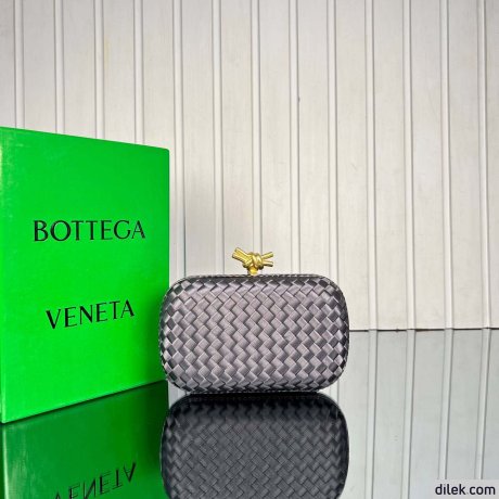 Bottega Veneta Plisse Knot Clutch