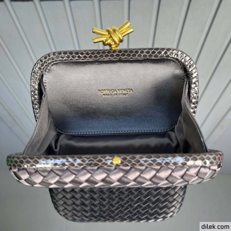 Bottega Veneta Plisse Knot Clutch