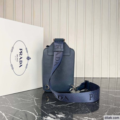 Prada Brique Saffiano Leather Bag