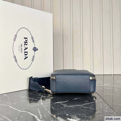 Prada Brique Saffiano Leather Bag