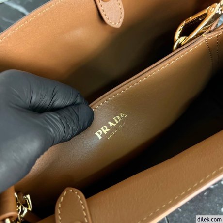 Prada Buckle Small Leather Handbag