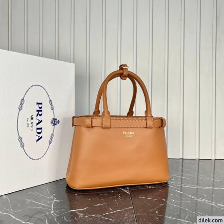 Prada Buckle Small Leather Handbag