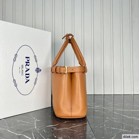 Prada Buckle Small Leather Handbag