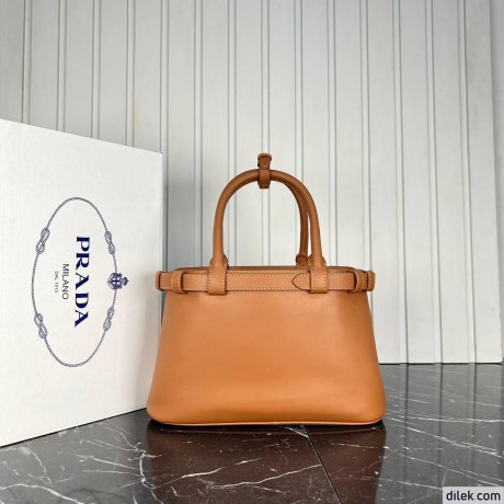 Prada Buckle Small Leather Handbag