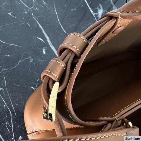 Prada Buckle Small Leather Handbag