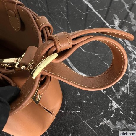 Prada Buckle Small Leather Handbag