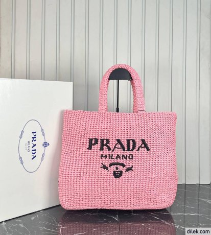 Prada Crochet Tote Bag