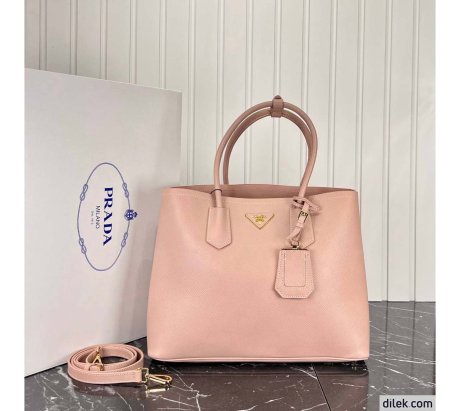 Prada Double Leather Medium Bag