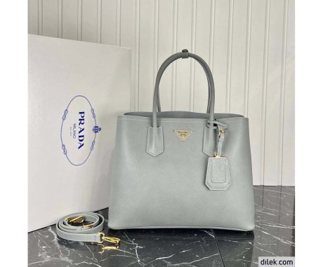Prada Double Leather Medium Bag